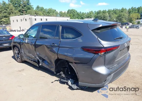 2025 Toyota Highlander Hybrid Xle from USA, damaged, VIN 5TDKBRCH2SS666513